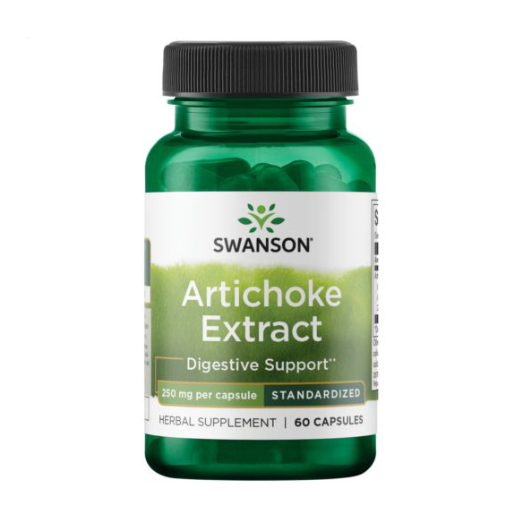 Екстракт артишоку Swanson Artichoke Extract 250 мг, 60 капсул
