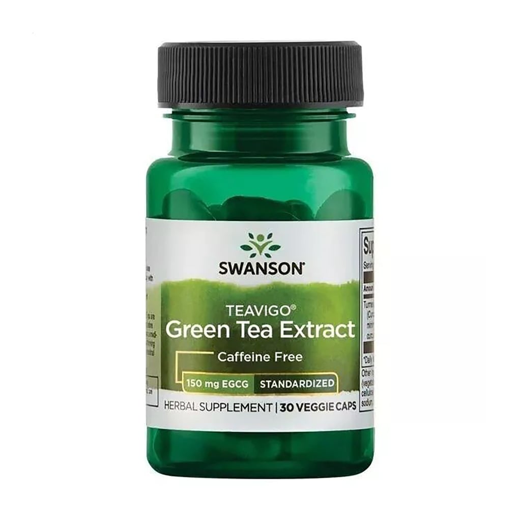 Екстракт зеленого чаю Swanson Teavigo Green Tea Extract 150 мг EGCG, 30 веганських капсул